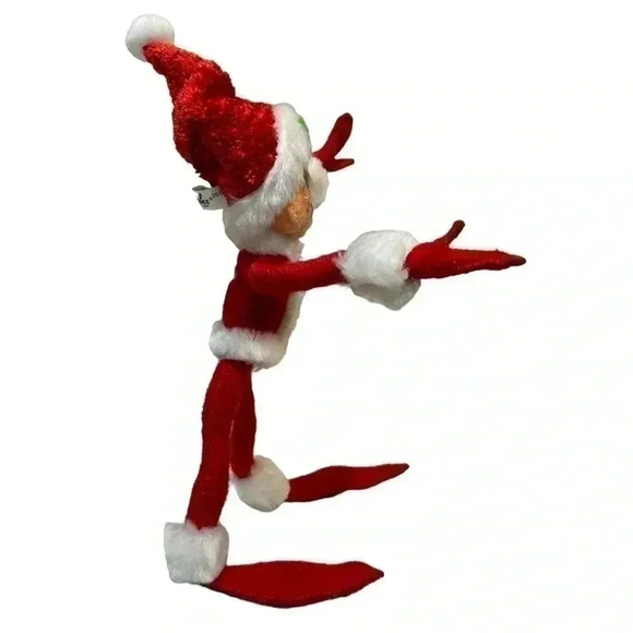 Annalee Christmas Elf in Santa Suit Shelf Sitter 2012 - Picture 5 of 6